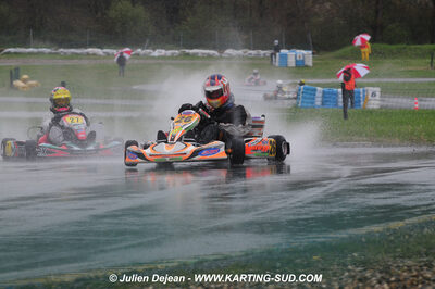 12/04/2009 : 1ère manche du Championnat Sud et 1ère manche du Championnat Régional Languedoc-Roussillon à Lavelanet (photos Julien Dejean) 2009 — karting