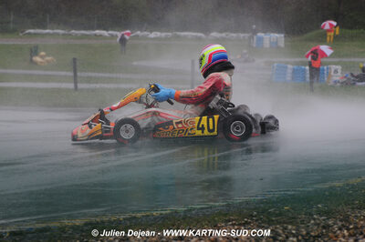 12/04/2009 : 1ère manche du Championnat Sud et 1ère manche du Championnat Régional Languedoc-Roussillon à Lavelanet (photos Julien Dejean) 2009 — karting