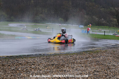 12/04/2009 : 1ère manche du Championnat Sud et 1ère manche du Championnat Régional Languedoc-Roussillon à Lavelanet (photos Julien Dejean) 2009 — karting
