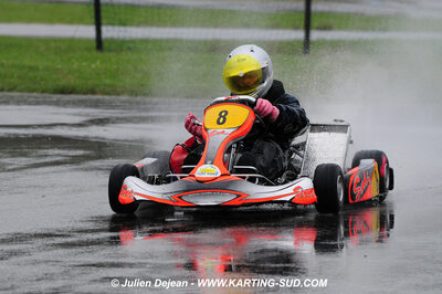 12/04/2009 : 1ère manche du Championnat Sud et 1ère manche du Championnat Régional Languedoc-Roussillon à Lavelanet (photos Julien Dejean) 2009 — karting