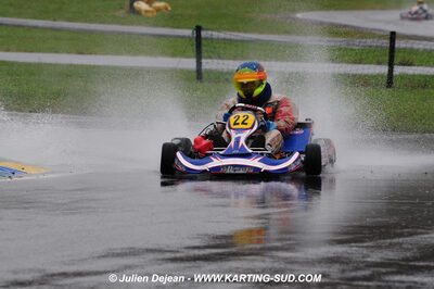 12/04/2009 : 1ère manche du Championnat Sud et 1ère manche du Championnat Régional Languedoc-Roussillon à Lavelanet (photos Julien Dejean) 2009 — karting
