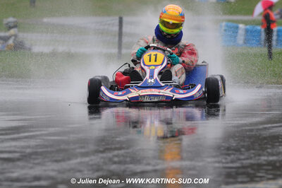 12/04/2009 : 1ère manche du Championnat Sud et 1ère manche du Championnat Régional Languedoc-Roussillon à Lavelanet (photos Julien Dejean) 2009 — karting