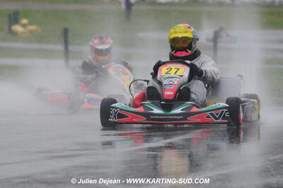 12/04/2009 : 1ère manche du Championnat Sud et 1ère manche du Championnat Régional Languedoc-Roussillon à Lavelanet (photos Julien Dejean) 2009 — karting