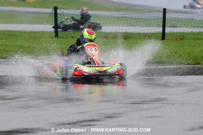 12/04/2009 : 1ère manche du Championnat Sud et 1ère manche du Championnat Régional Languedoc-Roussillon à Lavelanet (photos Julien Dejean) 2009 — karting