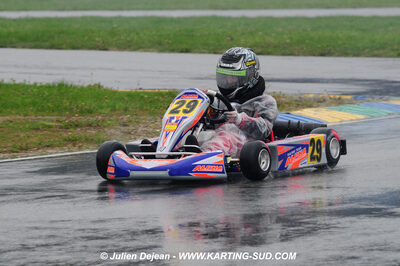 12/04/2009 : 1ère manche du Championnat Sud et 1ère manche du Championnat Régional Languedoc-Roussillon à Lavelanet (photos Julien Dejean) 2009 — karting