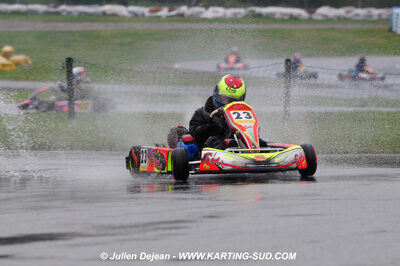 12/04/2009 : 1ère manche du Championnat Sud et 1ère manche du Championnat Régional Languedoc-Roussillon à Lavelanet (photos Julien Dejean) 2009 — karting