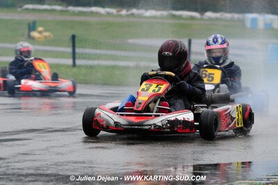 12/04/2009 : 1ère manche du Championnat Sud et 1ère manche du Championnat Régional Languedoc-Roussillon à Lavelanet (photos Julien Dejean) 2009 — karting