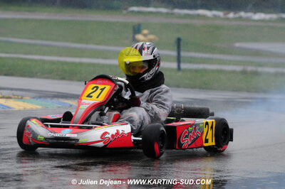 12/04/2009 : 1ère manche du Championnat Sud et 1ère manche du Championnat Régional Languedoc-Roussillon à Lavelanet (photos Julien Dejean) 2009 — karting