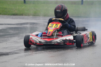 12/04/2009 : 1ère manche du Championnat Sud et 1ère manche du Championnat Régional Languedoc-Roussillon à Lavelanet (photos Julien Dejean) 2009 — karting