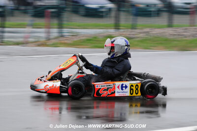12/04/2009 : 1ère manche du Championnat Sud et 1ère manche du Championnat Régional Languedoc-Roussillon à Lavelanet (photos Julien Dejean) 2009 — karting