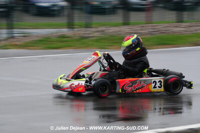 12/04/2009 : 1ère manche du Championnat Sud et 1ère manche du Championnat Régional Languedoc-Roussillon à Lavelanet (photos Julien Dejean) 2009 — karting