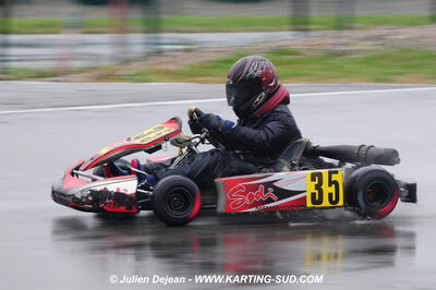 12/04/2009 : 1ère manche du Championnat Sud et 1ère manche du Championnat Régional Languedoc-Roussillon à Lavelanet (photos Julien Dejean) 2009 — karting