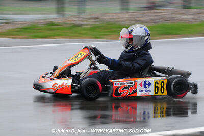 12/04/2009 : 1ère manche du Championnat Sud et 1ère manche du Championnat Régional Languedoc-Roussillon à Lavelanet (photos Julien Dejean) 2009 — karting