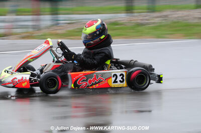 12/04/2009 : 1ère manche du Championnat Sud et 1ère manche du Championnat Régional Languedoc-Roussillon à Lavelanet (photos Julien Dejean) 2009 — karting