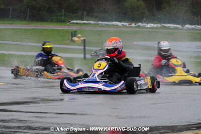 12/04/2009 : 1ère manche du Championnat Sud et 1ère manche du Championnat Régional Languedoc-Roussillon à Lavelanet (photos Julien Dejean) 2009 — karting