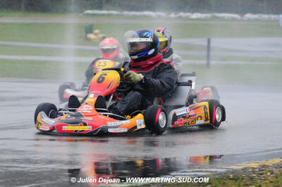 12/04/2009 : 1ère manche du Championnat Sud et 1ère manche du Championnat Régional Languedoc-Roussillon à Lavelanet (photos Julien Dejean) 2009 — karting