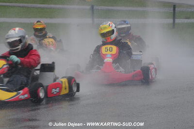12/04/2009 : 1ère manche du Championnat Sud et 1ère manche du Championnat Régional Languedoc-Roussillon à Lavelanet (photos Julien Dejean) 2009 — karting