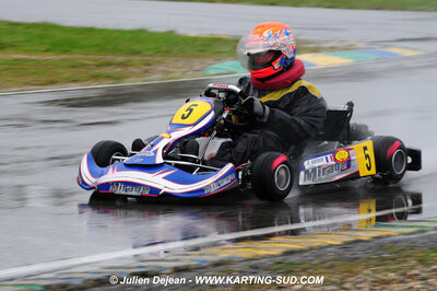 12/04/2009 : 1ère manche du Championnat Sud et 1ère manche du Championnat Régional Languedoc-Roussillon à Lavelanet (photos Julien Dejean) 2009 — karting