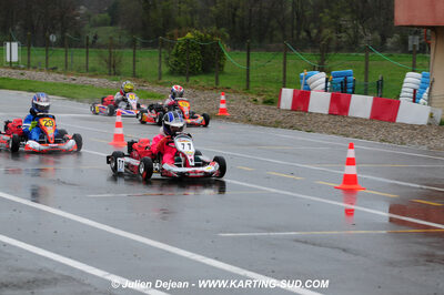 12/04/2009 : 1ère manche du Championnat Sud et 1ère manche du Championnat Régional Languedoc-Roussillon à Lavelanet (photos Julien Dejean) 2009 — karting