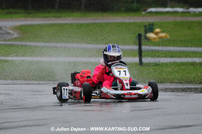 12/04/2009 : 1ère manche du Championnat Sud et 1ère manche du Championnat Régional Languedoc-Roussillon à Lavelanet (photos Julien Dejean) 2009 — karting