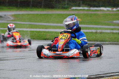 12/04/2009 : 1ère manche du Championnat Sud et 1ère manche du Championnat Régional Languedoc-Roussillon à Lavelanet (photos Julien Dejean) 2009 — karting