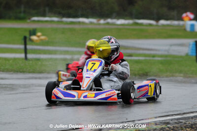12/04/2009 : 1ère manche du Championnat Sud et 1ère manche du Championnat Régional Languedoc-Roussillon à Lavelanet (photos Julien Dejean) 2009 — karting