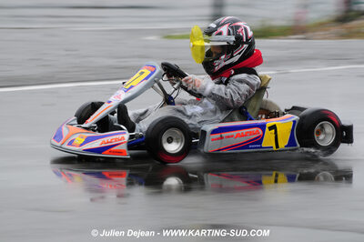 12/04/2009 : 1ère manche du Championnat Sud et 1ère manche du Championnat Régional Languedoc-Roussillon à Lavelanet (photos Julien Dejean) 2009 — karting