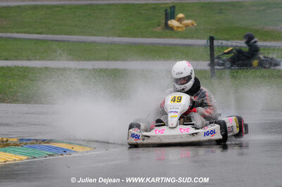 12/04/2009 : 1ère manche du Championnat Sud et 1ère manche du Championnat Régional Languedoc-Roussillon à Lavelanet (photos Julien Dejean) 2009 — karting