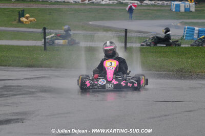 12/04/2009 : 1ère manche du Championnat Sud et 1ère manche du Championnat Régional Languedoc-Roussillon à Lavelanet (photos Julien Dejean) 2009 — karting