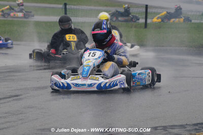 12/04/2009 : 1ère manche du Championnat Sud et 1ère manche du Championnat Régional Languedoc-Roussillon à Lavelanet (photos Julien Dejean) 2009 — karting