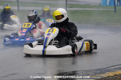 12/04/2009 : 1ère manche du Championnat Sud et 1ère manche du Championnat Régional Languedoc-Roussillon à Lavelanet (photos Julien Dejean) 2009 — karting