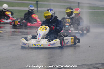 12/04/2009 : 1ère manche du Championnat Sud et 1ère manche du Championnat Régional Languedoc-Roussillon à Lavelanet (photos Julien Dejean) 2009 — karting