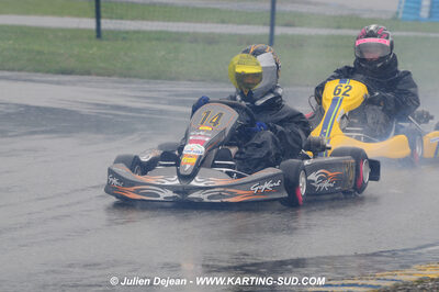 12/04/2009 : 1ère manche du Championnat Sud et 1ère manche du Championnat Régional Languedoc-Roussillon à Lavelanet (photos Julien Dejean) 2009 — karting
