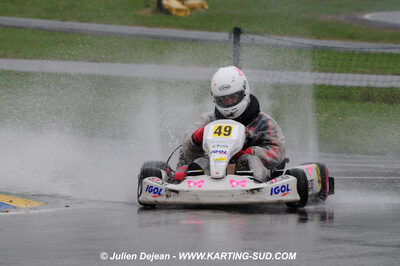 12/04/2009 : 1ère manche du Championnat Sud et 1ère manche du Championnat Régional Languedoc-Roussillon à Lavelanet (photos Julien Dejean) 2009 — karting