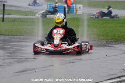 12/04/2009 : 1ère manche du Championnat Sud et 1ère manche du Championnat Régional Languedoc-Roussillon à Lavelanet (photos Julien Dejean) 2009 — karting