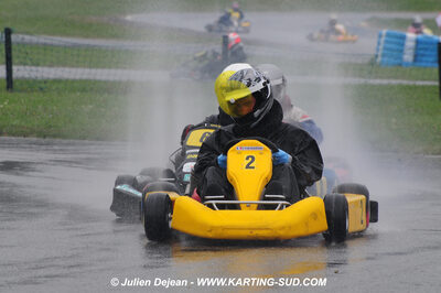 12/04/2009 : 1ère manche du Championnat Sud et 1ère manche du Championnat Régional Languedoc-Roussillon à Lavelanet (photos Julien Dejean) 2009 — karting