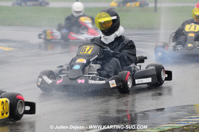 12/04/2009 : 1ère manche du Championnat Sud et 1ère manche du Championnat Régional Languedoc-Roussillon à Lavelanet (photos Julien Dejean) 2009 — karting