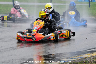 12/04/2009 : 1ère manche du Championnat Sud et 1ère manche du Championnat Régional Languedoc-Roussillon à Lavelanet (photos Julien Dejean) 2009 — karting
