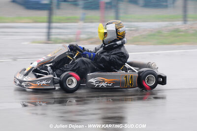 12/04/2009 : 1ère manche du Championnat Sud et 1ère manche du Championnat Régional Languedoc-Roussillon à Lavelanet (photos Julien Dejean) 2009 — karting