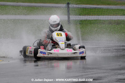 12/04/2009 : 1ère manche du Championnat Sud et 1ère manche du Championnat Régional Languedoc-Roussillon à Lavelanet (photos Julien Dejean) 2009 — karting