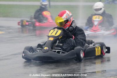 12/04/2009 : 1ère manche du Championnat Sud et 1ère manche du Championnat Régional Languedoc-Roussillon à Lavelanet (photos Julien Dejean) 2009 — karting