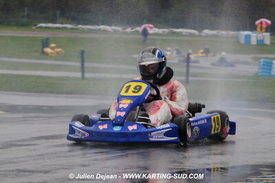 12/04/2009 : 1ère manche du Championnat Sud et 1ère manche du Championnat Régional Languedoc-Roussillon à Lavelanet (photos Julien Dejean) 2009 — karting