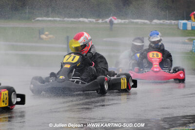 12/04/2009 : 1ère manche du Championnat Sud et 1ère manche du Championnat Régional Languedoc-Roussillon à Lavelanet (photos Julien Dejean) 2009 — karting
