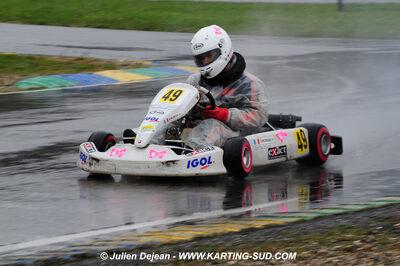 12/04/2009 : 1ère manche du Championnat Sud et 1ère manche du Championnat Régional Languedoc-Roussillon à Lavelanet (photos Julien Dejean) 2009 — karting