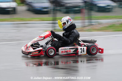 12/04/2009 : 1ère manche du Championnat Sud et 1ère manche du Championnat Régional Languedoc-Roussillon à Lavelanet (photos Julien Dejean) 2009 — karting
