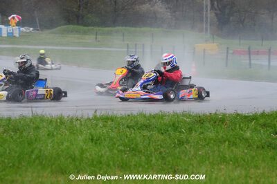 12/04/2009 : 1ère manche du Championnat Sud et 1ère manche du Championnat Régional Languedoc-Roussillon à Lavelanet (photos Julien Dejean) 2009 — karting