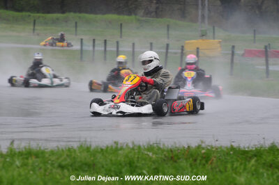 12/04/2009 : 1ère manche du Championnat Sud et 1ère manche du Championnat Régional Languedoc-Roussillon à Lavelanet (photos Julien Dejean) 2009 — karting