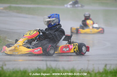 12/04/2009 : 1ère manche du Championnat Sud et 1ère manche du Championnat Régional Languedoc-Roussillon à Lavelanet (photos Julien Dejean) 2009 — karting