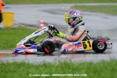 12/04/2009 : 1ère manche du Championnat Sud et 1ère manche du Championnat Régional Languedoc-Roussillon à Lavelanet (photos Julien Dejean) 2009 — karting