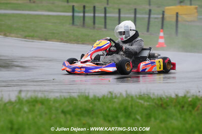 12/04/2009 : 1ère manche du Championnat Sud et 1ère manche du Championnat Régional Languedoc-Roussillon à Lavelanet (photos Julien Dejean) 2009 — karting
